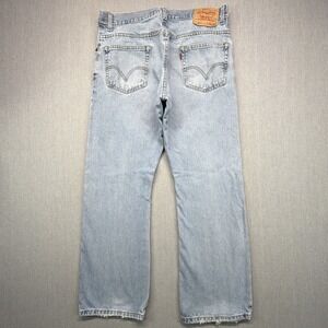 Levis 517 Jeans Mens 36x30 (Fits 34x29) Blue Faded Denim Bootcut Y2K